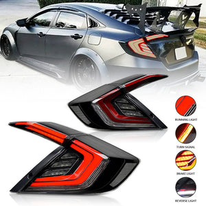 For 2016-2021 Honda Civic Sedan 10th Gen Led Tail Lights Assembly - TT-ABC