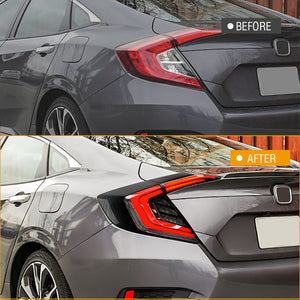 For 2016-2021 Honda Civic Sedan 10th Gen Led Tail Lights Assembly - TT-ABC