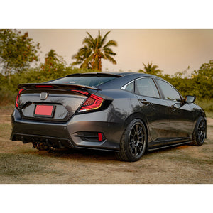 For 2016-2021 Honda Civic hatchback Led Tail light (Three compartments) - TT-ABC