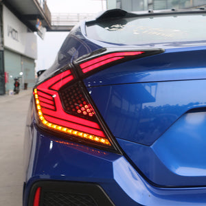 For 2016-2021 Honda Civic hatchback Led Tail light (Three compartments) - TT-ABC