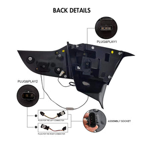 For 2017 2018 2019 2020 Tesla Model 3 Model Y Led Tail Lights - TT-ABC