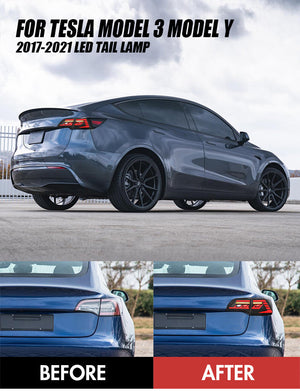 For 2017-2022 Tesla Model 3/Model Y Led Tail Lights - TT-ABC