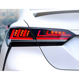TT-ABC LED Tail Lights for 2018-2024 Toyota Camry – Smoked/Red/Clear Lens Rear Lamps - TT-ABC