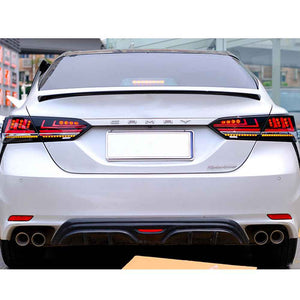 TT-ABC LED Tail Lights for 2018-2024 Toyota Camry – Smoked/Red/Clear Lens Rear Lamps - TT-ABC