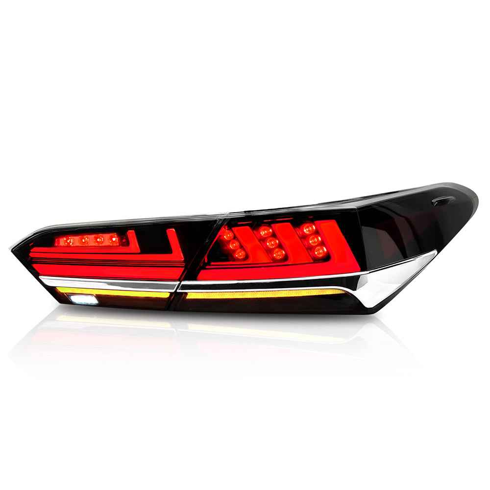 TT-ABC LED Tail Lights for 2018-2024 Toyota Camry – Smoked/Red/Clear Lens Rear Lamps - TT-ABC