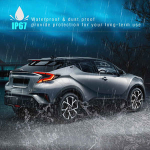 For 2018-2020 Toyota CHR/C-HR LED Somked/Red Tail Lights (NOT For 2021 C-HR GR Sport Models) - TT-ABC