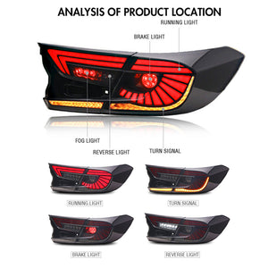 For 2018-2021 Honda Accord 10th Gen Led Tail Lamp - TT-ABC