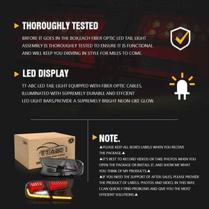 For 2018-2021 Honda Accord v5 Smoked Led Tail Lights (New Fish Bone) - TT-ABC