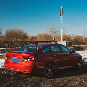 For 2018-2022 10th Gen Honda Accord Tail Lights LX/Sport/EX/EX-L/Touring/Hybrid, Smoke Dragon Ver - TT-ABC