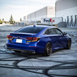 For 2018-2022 10th Gen Honda Accord Tail Lights LX/Sport/EX/EX-L/Touring/Hybrid, Smoke Dragon Ver - TT-ABC