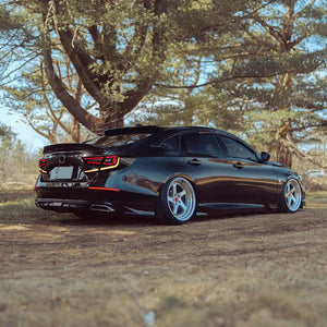 For 2018-2022 10th Gen Honda Accord Tail Lights LX/Sport/EX/EX-L/Touring/Hybrid, Smoke Dragon Ver - TT-ABC