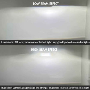 For 2018-2024 Toyota Camry LED Headlights, New Headlights Assembly Compatible LE SE XLE XSE TRD (Triple Projectors headlights) - TT-ABC