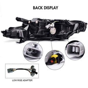 For 2018-2024 Toyota Camry LE SE XLE XSE TRD Led Headlights (Clear refletor) - TT-ABC