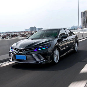 For 2018-2024 Toyota Camry LE SE XLE XSE TRD RGB Headlights(Clear refletor) - TT-ABC