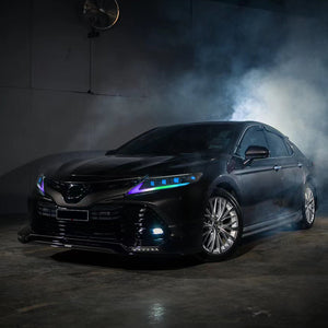 For 2018-2024 Toyota Camry LE SE XLE XSE TRD RGB Headlights(Clear refletor) - TT-ABC