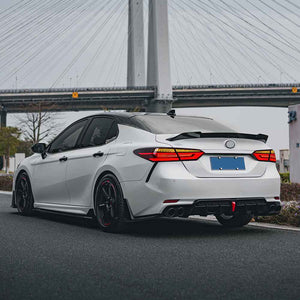 For 2018-2024 Toyota Camry Smoked Led Tail Lights Assembly - TT-ABC