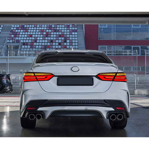 For 2018-2024 Toyota Camry Smoked Led Tail Lights Assembly - TT-ABC