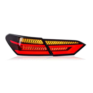 For 2018-2024 Toyota Camry Smoked Led Tail Lights Assembly - TT-ABC