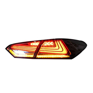For 2018-2024 Toyota Camry Smoked Led Tail Lights, with Start-up Animation Rear Lights - TT-ABC