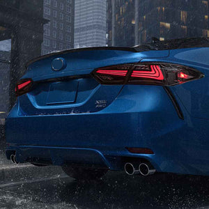 For 2018-2024 Toyota Camry Smoked Led Tail Lights, with Start-up Animation Rear Lights - TT-ABC