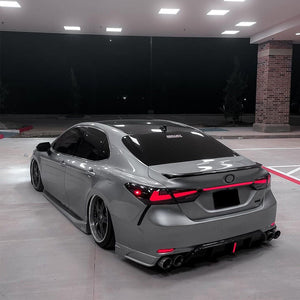 For 2018-2024 Toyota Camry Tail Light Assembly SE XSE LE Lexus Style, Custom 8th Gen Tail Light - TT-ABC