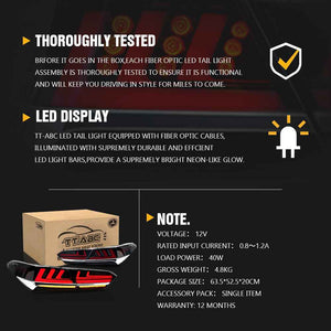 For 2018-2024 Toyota Camry Tail Lights Assembly SE XSE LE Lexus Style - TT-ABC