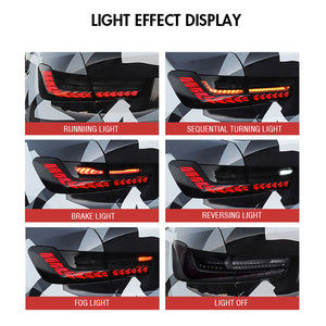 For 2019-2021 BMW 3 Series G20 G80 M3 GTS Led tail lights With Dragon Scales Start-up Animation - TT-ABC