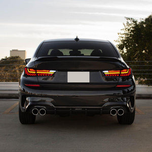 For 2019-2021 BMW 3 Series G20 G80 M3 GTS Led tail lights With Dragon Scales Start-up Animation - TT-ABC