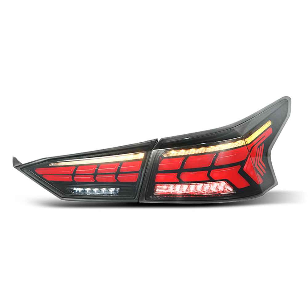 TT-ABC LED Tail Lights for 2019-2021 Nissan Altima – Smoked/Red, Start-up Animation Rear Lamps - TT-ABC