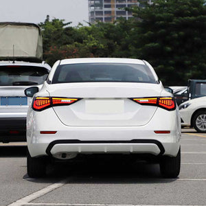 For 2019-2021 Nissan Sylphy/Sentra/Pulsar LED Tail Light with Start Up Animatio (Smoked/Red) - TT-ABC