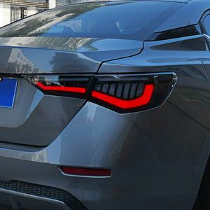 For 2019-2021 Nissan Sylphy/Sentra/Pulsar LED Tail Light with Start Up Animatio (Smoked/Red) - TT-ABC