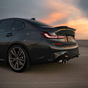 For 2019-2022 BMW G20 G80 M3 3 Series LED Tail Lights With Red Start Up Animation - TT-ABC