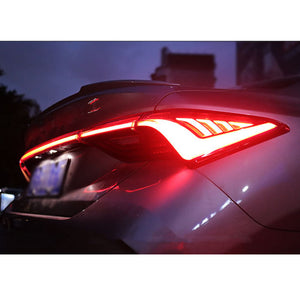 For 2019-2022 Toyota Avalon LED Tail Lights Assembly LED Rear Lamps (Smoked/Red) - TT-ABC