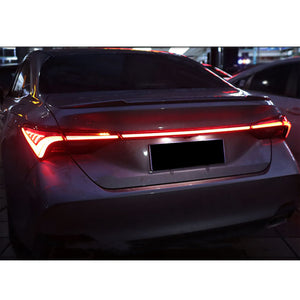For 2019-2022 Toyota Avalon LED Tail Lights Assembly LED Rear Lamps (Smoked/Red) - TT-ABC