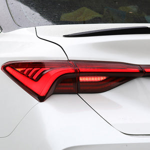 For 2019-2022 Toyota Avalon LED Tail Lights Assembly LED Rear Lamps (Smoked/Red) - TT-ABC