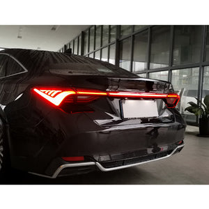 For 2019-2022 Toyota Avalon LED Tail Lights Assembly LED Rear Lamps (Smoked/Red) - TT-ABC