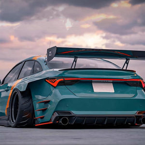 For 2019-2022 Toyota Avalon LED Tail Lights Assembly LED Rear Lamps (Smoked/Red) - TT-ABC