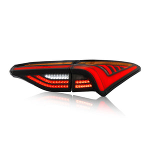 For 2019-2022 Toyota Avalon LED Tail Lights Assembly LED Rear Lamps (Smoked/Red) - TT-ABC