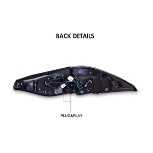 For 2019-2022 Toyota Avalon Led Tail Lights (Smoked/Red) - TT-ABC