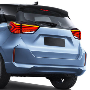 For 2021 Honda Fit Jazz Smoked Led Tail Lights Assembly - TT-ABC