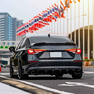 For 2022-2025 Honda Civic Accessories 11th Led Tail Lights With Start Animation Taillights Assembly - TT-ABC