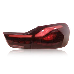 For BMW 4 series 2013-2019 & M4 GTS 2014-2018 oled tail lights (Smoked/Red) - TT-ABC