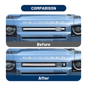 For Land Rover Defender 90 110 2020-2025 LED Grille Trim Strip DRL Light - TT-ABC