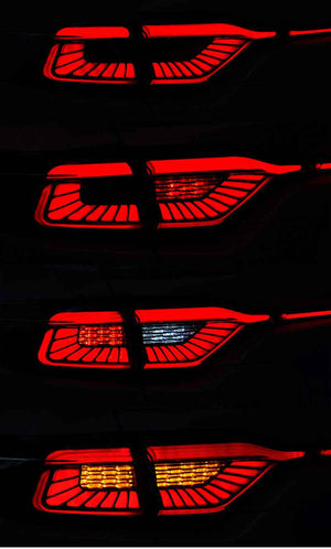 For Toyota Corolla US Led Tail Lights (Smoked/Red) - TT-ABC