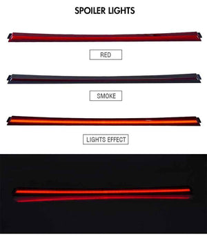 For Toyota Corolla US Led Tail Lights (Smoked/Red) - TT-ABC