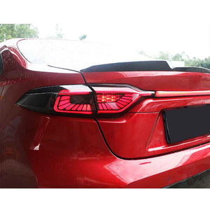 For Toyota Corolla US Led Tail Lights (Smoked/Red) - TT-ABC