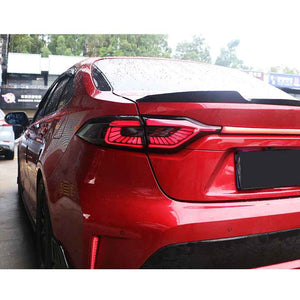 For Toyota Corolla US Led Tail Lights (Smoked/Red) - TT-ABC