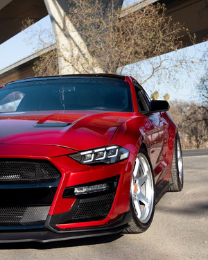 TT-ABC Led Headlight For 2018-2023 Ford Mustang S650 Projector Front Lamp Assembly with Triple Beam Len-TT-ABC-TT-ABC