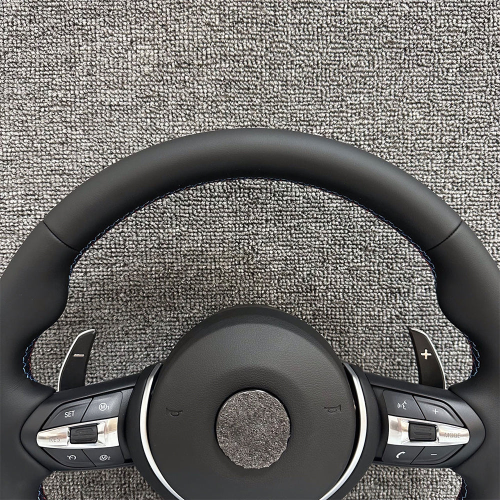 High Quality Leather Steering Wheel for BMW F30 F32 F10 F20 F07 F01 E46 E60 E90 M3 M5 M7 steering wheel - TT-ABC