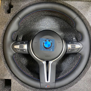 High Quality Leather Steering Wheel for BMW F30 F32 F10 F20 F07 F01 E46 E60 E90 M3 M5 M7 steering wheel - TT-ABC